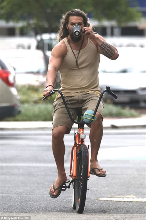 jason momoa naked|Jason Momoa strips down, rides bike in new video